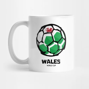 Wales Football Country Flag Mug
